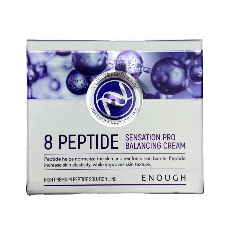 Enough 8 Peptide Sensation Pro Balancing Cream 50ml — anti-aging peptid balanslayıcı krem